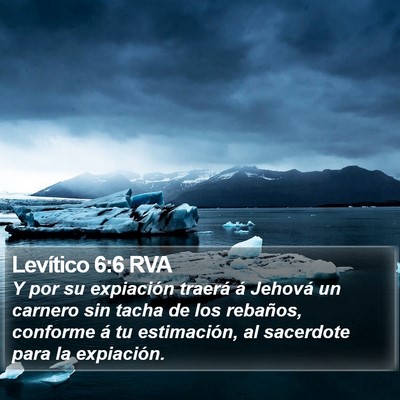 Levítico 6:6 RVA Bible Verse Image