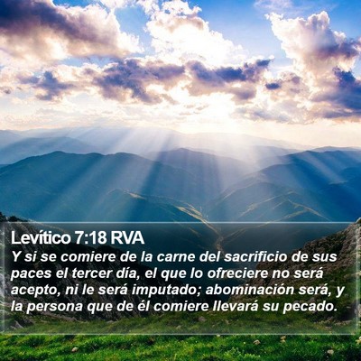Levítico 7:18 RVA Bible Verse Image