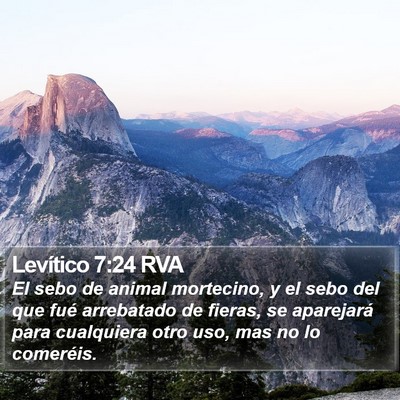 Levítico 7:24 RVA Bible Verse Image
