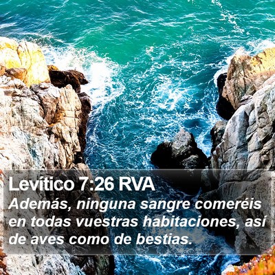 Levítico 7:26 RVA Bible Verse Image