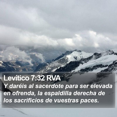Levítico 7:32 RVA Bible Verse Image
