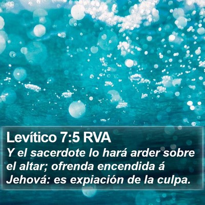 Levítico 7:5 RVA Bible Verse Image