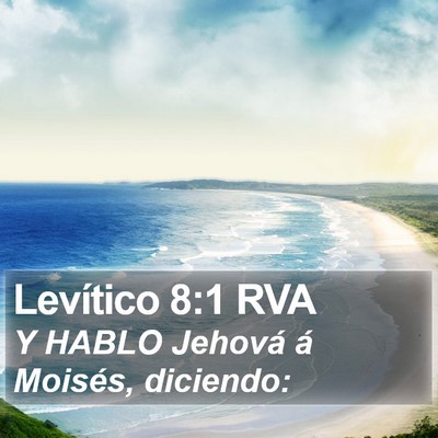 Levítico 8:1 RVA Bible Verse Image