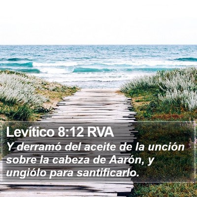 Levítico 8:12 RVA Bible Verse Image