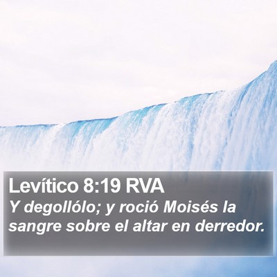 Levítico 8:19 RVA Bible Verse Image
