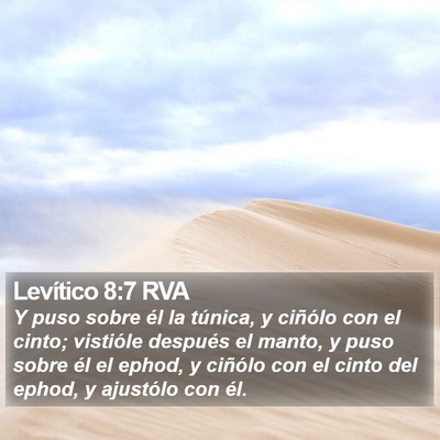 Levítico 8:7 RVA Bible Verse Image
