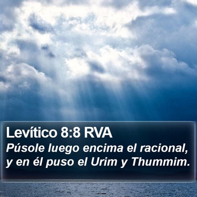 Levítico 8:8 RVA Bible Verse Image