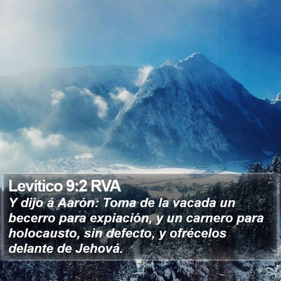 Levítico 9:2 RVA Bible Verse Image