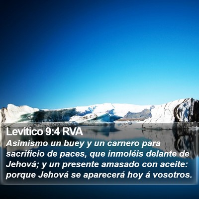 Levítico 9:4 RVA Bible Verse Image