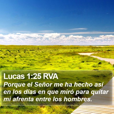 Lucas 1:25 RVA Bible Verse Image