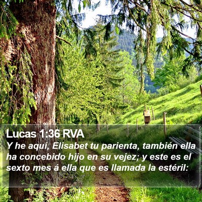 Lucas 1:36 RVA Bible Verse Image