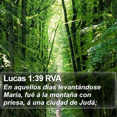 Lucas 1:39 RVA Bible Verse Image