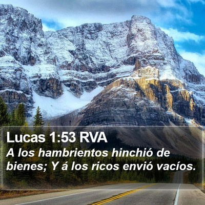 Lucas 1:53 RVA Bible Verse Image