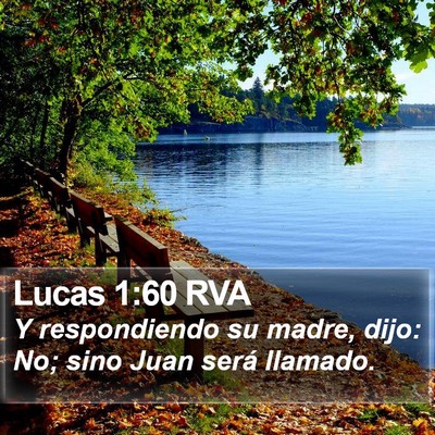 Lucas 1:60 RVA Bible Verse Image