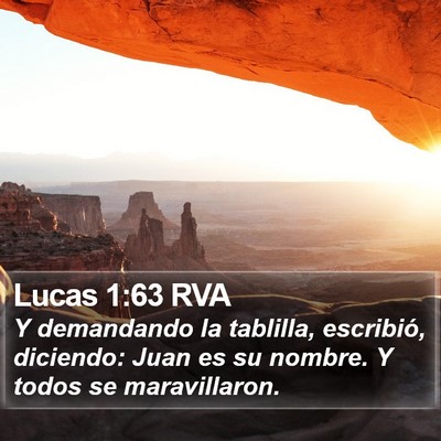 Lucas 1:63 RVA Bible Verse Image