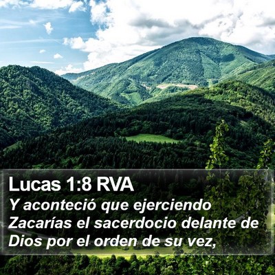 Lucas 1:8 RVA Bible Verse Image