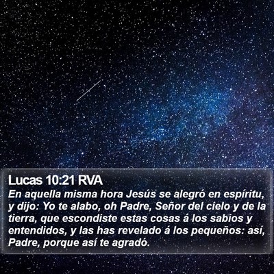 Lucas 10:21 RVA Bible Verse Image
