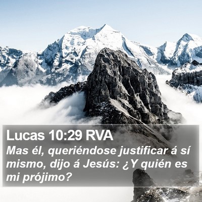 Lucas 10:29 RVA Bible Verse Image