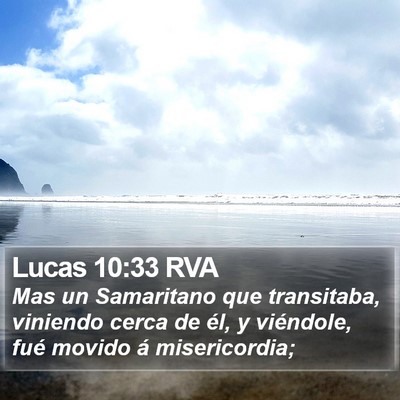 Lucas 10:33 RVA Bible Verse Image