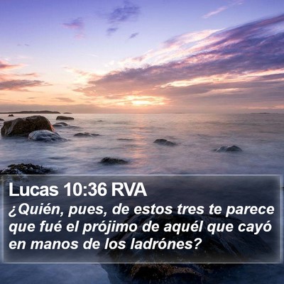 Lucas 10:36 RVA Bible Verse Image