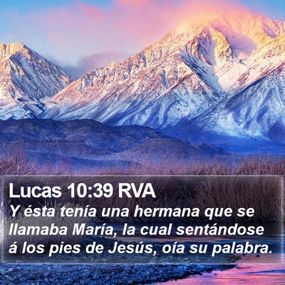 Lucas 10:39 RVA Bible Verse Image