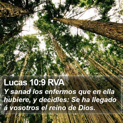 Lucas 10:9 RVA Bible Verse Image