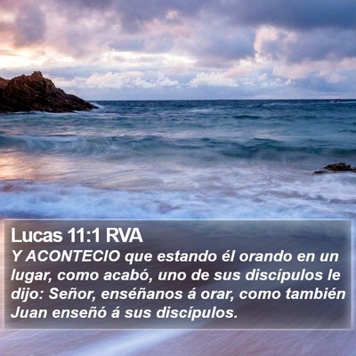 Lucas 11:1 RVA Bible Verse Image