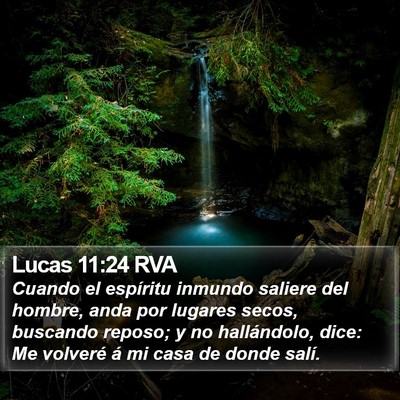 Lucas 11:24 RVA Bible Verse Image
