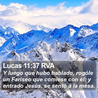 Lucas 11:37 RVA Bible Verse Image