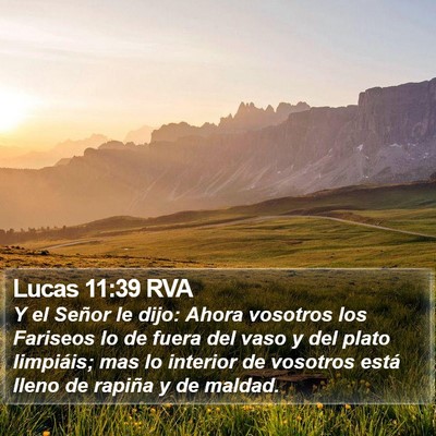 Lucas 11:39 RVA Bible Verse Image