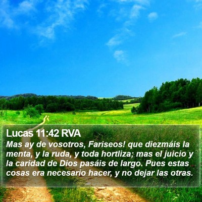 Lucas 11:42 RVA Bible Verse Image