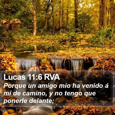 Lucas 11:6 RVA Bible Verse Image