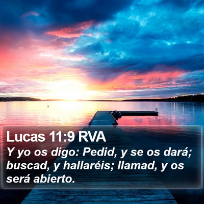 Lucas 11:9 RVA Bible Verse Image