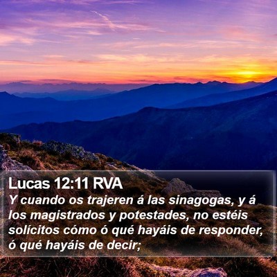 Lucas 12:11 RVA Bible Verse Image