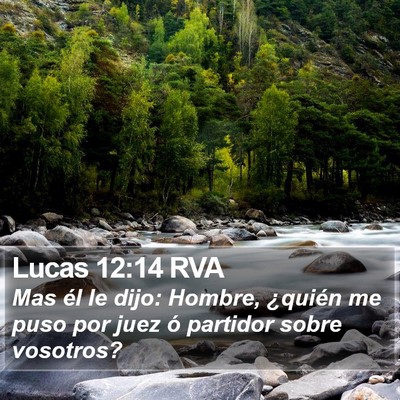 Lucas 12:14 RVA Bible Verse Image