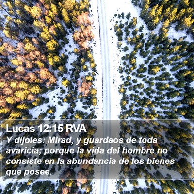 Lucas 12:15 RVA Bible Verse Image