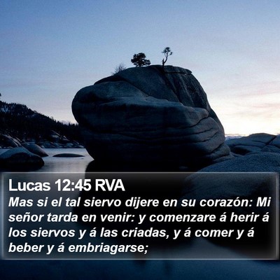 Lucas 12:45 RVA Bible Verse Image