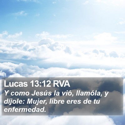 Lucas 13:12 RVA Bible Verse Image