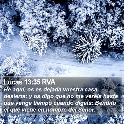Lucas 13:35 RVA Bible Verse Image