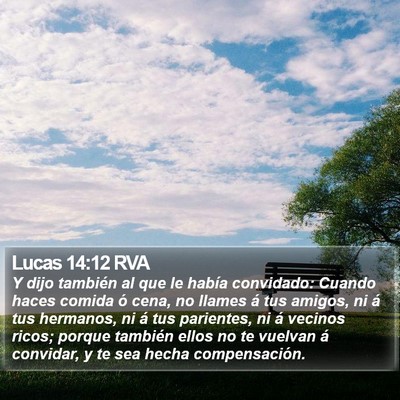 Lucas 14:12 RVA Bible Verse Image