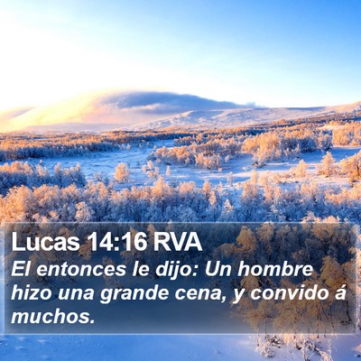Lucas 14:16 RVA Bible Verse Image