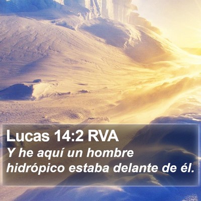 Lucas 14:2 RVA Bible Verse Image