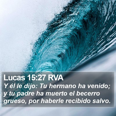 Lucas 15:27 RVA Bible Verse Image