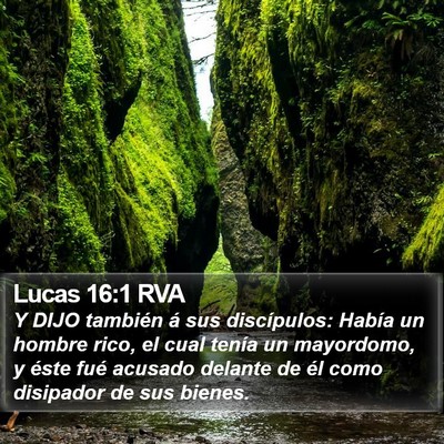 Lucas 16:1 RVA Bible Verse Image