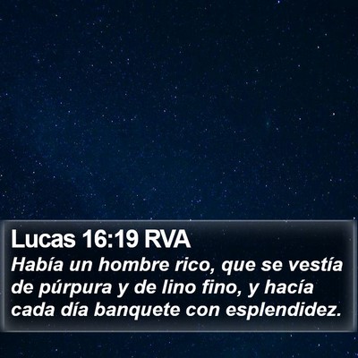 Lucas 16:19 RVA Bible Verse Image