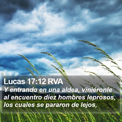 Lucas 17:12 RVA Bible Verse Image
