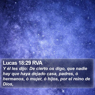 Lucas 18:29 RVA Bible Verse Image