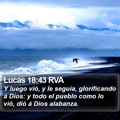 Lucas 18:43 RVA Bible Verse Image