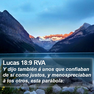 Lucas 18:9 RVA Bible Verse Image