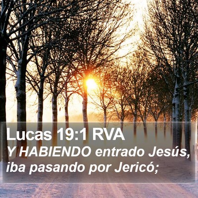 Lucas 19:1 RVA Bible Verse Image
